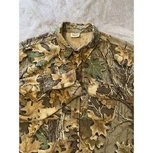 VTG FIVE BROTHER Shirt Sz 2XL Camo Flannel Cotton Hunting Outdoors Workwear